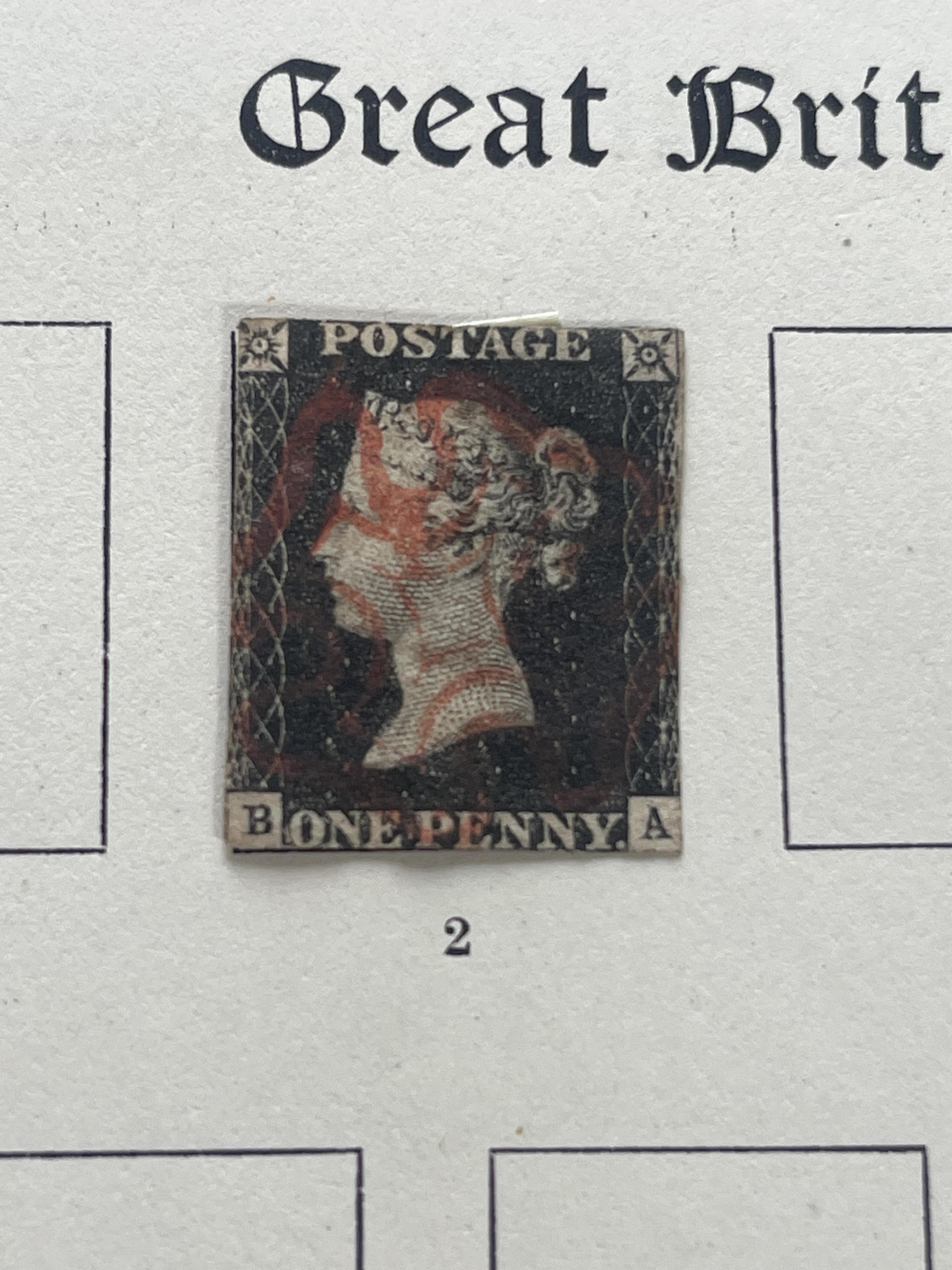 New Imperial postage stamp album and The Gascoyne Philatelic album containing 1d black, 1d reds 1d blue, Trinidad five shillings and another with Victorian 2/6d Victoria to George VI British & Commonwealth stamps etc (2